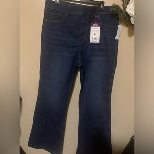 COPY - High Rise Pull On Flare Jeans.